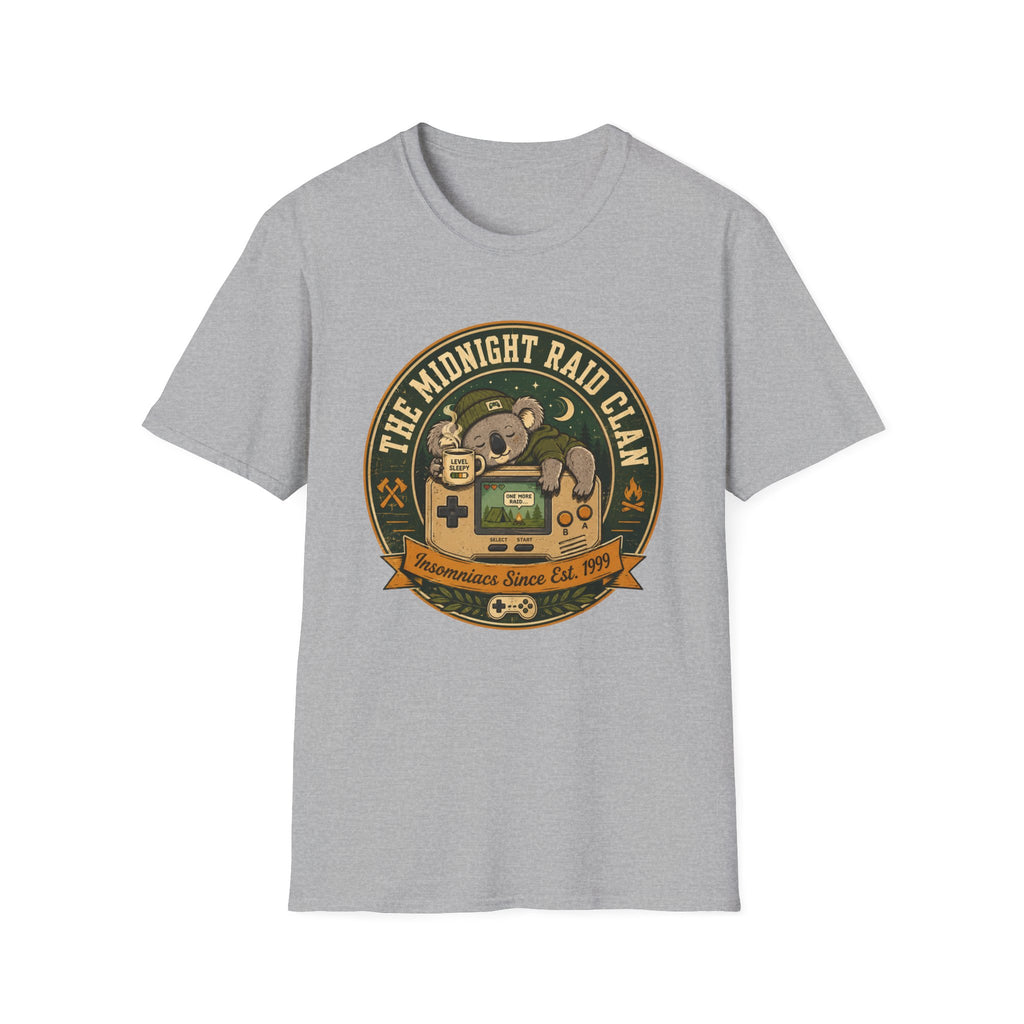 Midnight Raid Clan Gamer Graphic Tee