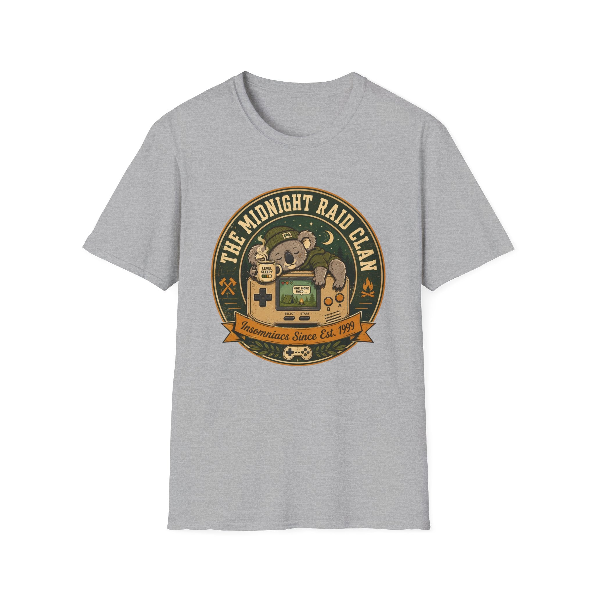 Midnight Raid Clan Gamer Graphic Tee