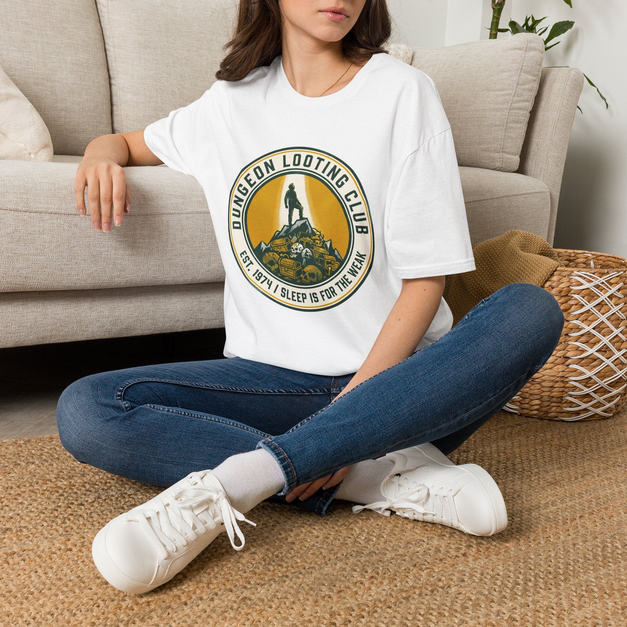 Dungeon Looting Club Gamer Graphic Tee