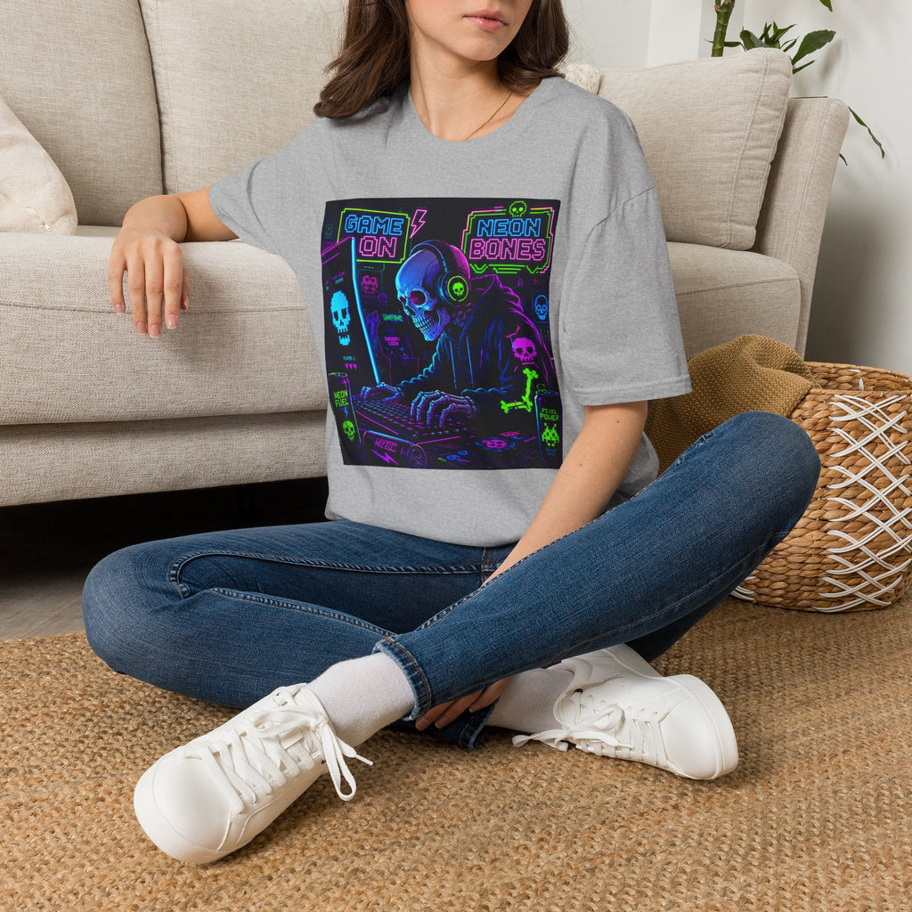 Game On Neon Gamer Graphic Tee