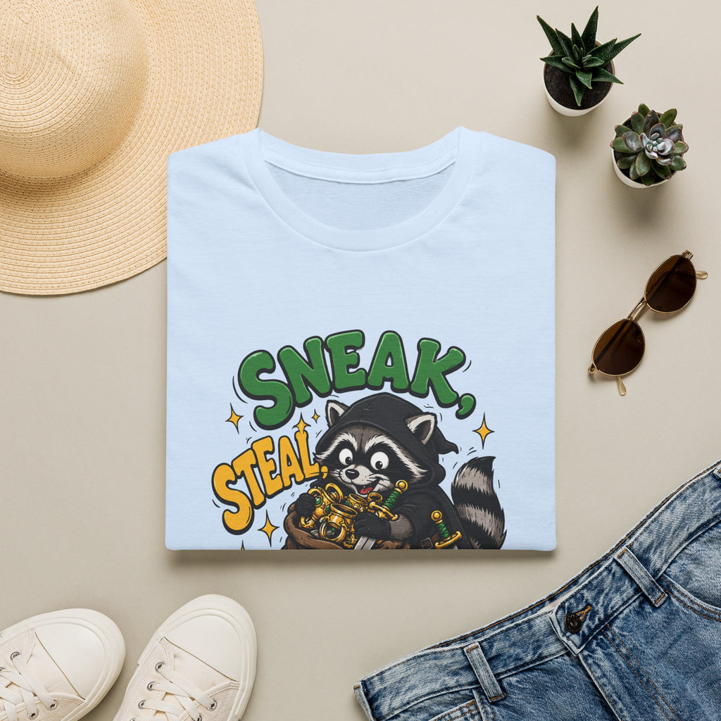 Sneak. Steal. Racoon Graphic Tee