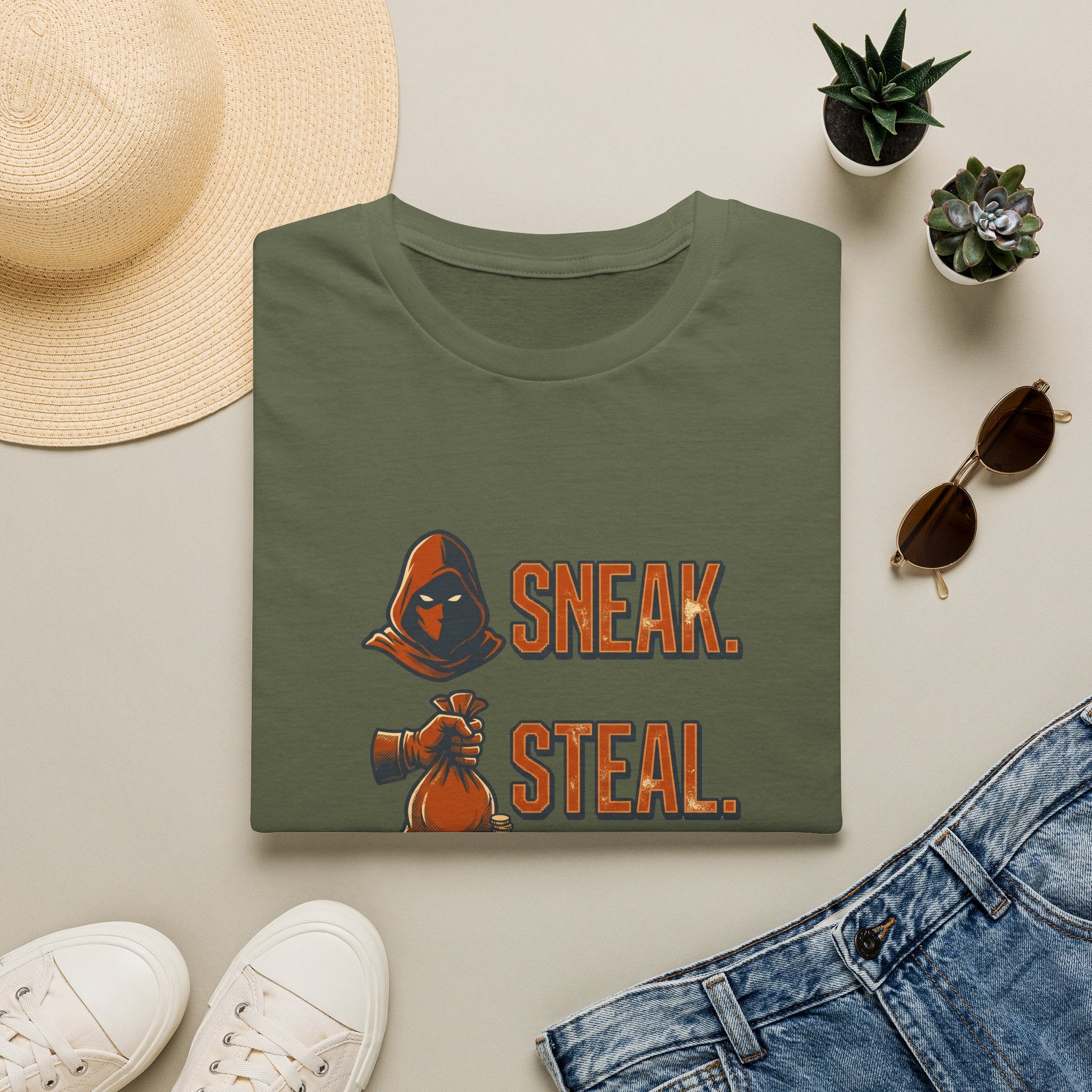 Sneak. Steal. Repeat Graphic Tee