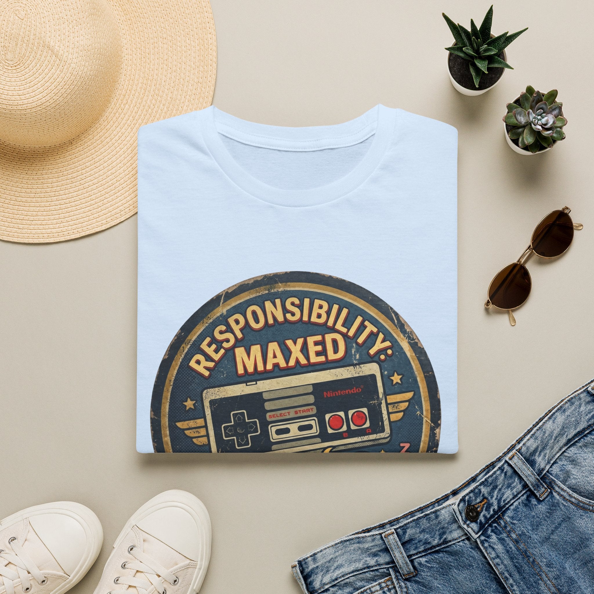 Responsibility Maxed Gamer Graphic Tee