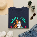 Game Over Cat Graphic Tee