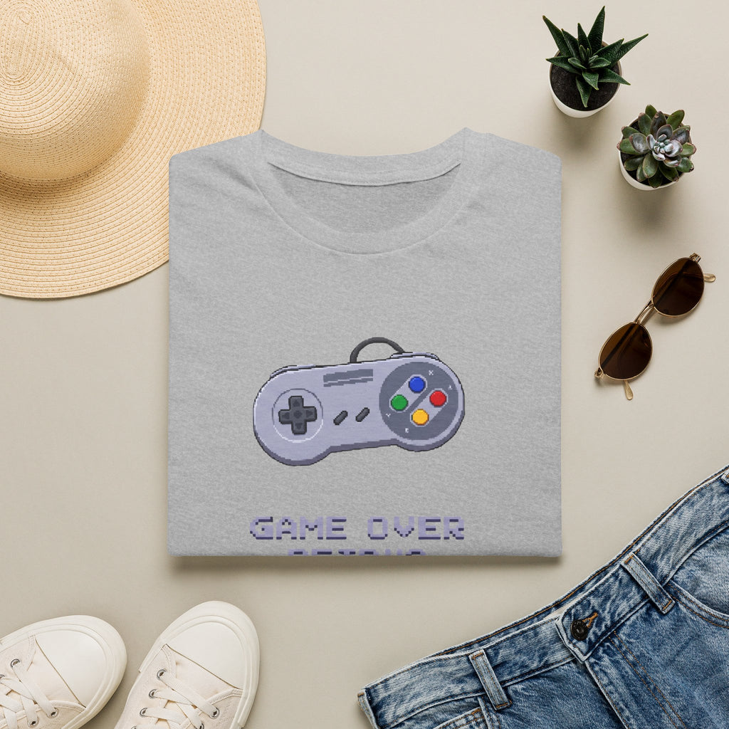 Game Over Retry Gamer Graphic Tee