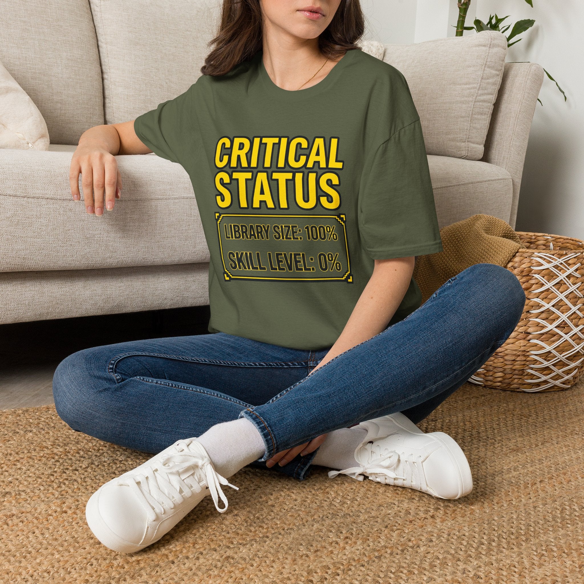 Skill Level 0% Gamer Graphic Tee