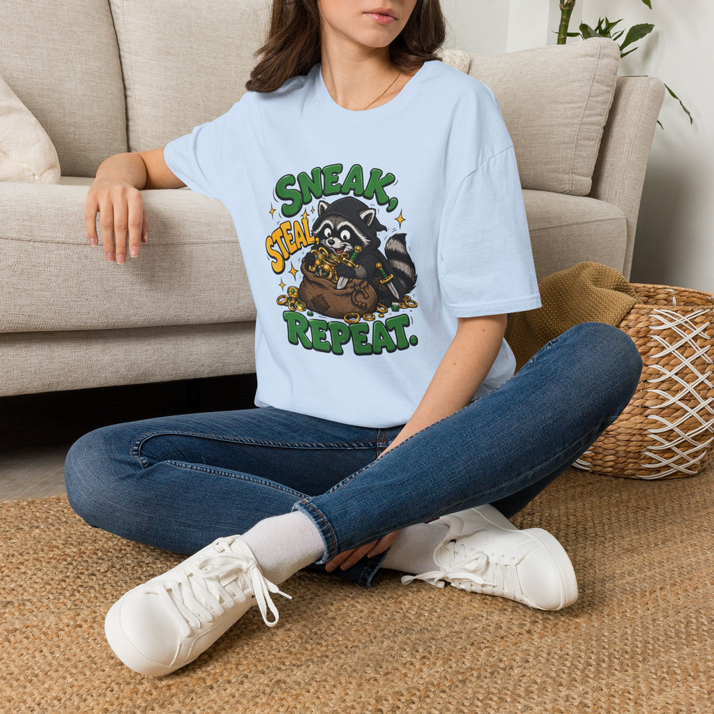 Sneak. Steal. Racoon Graphic Tee