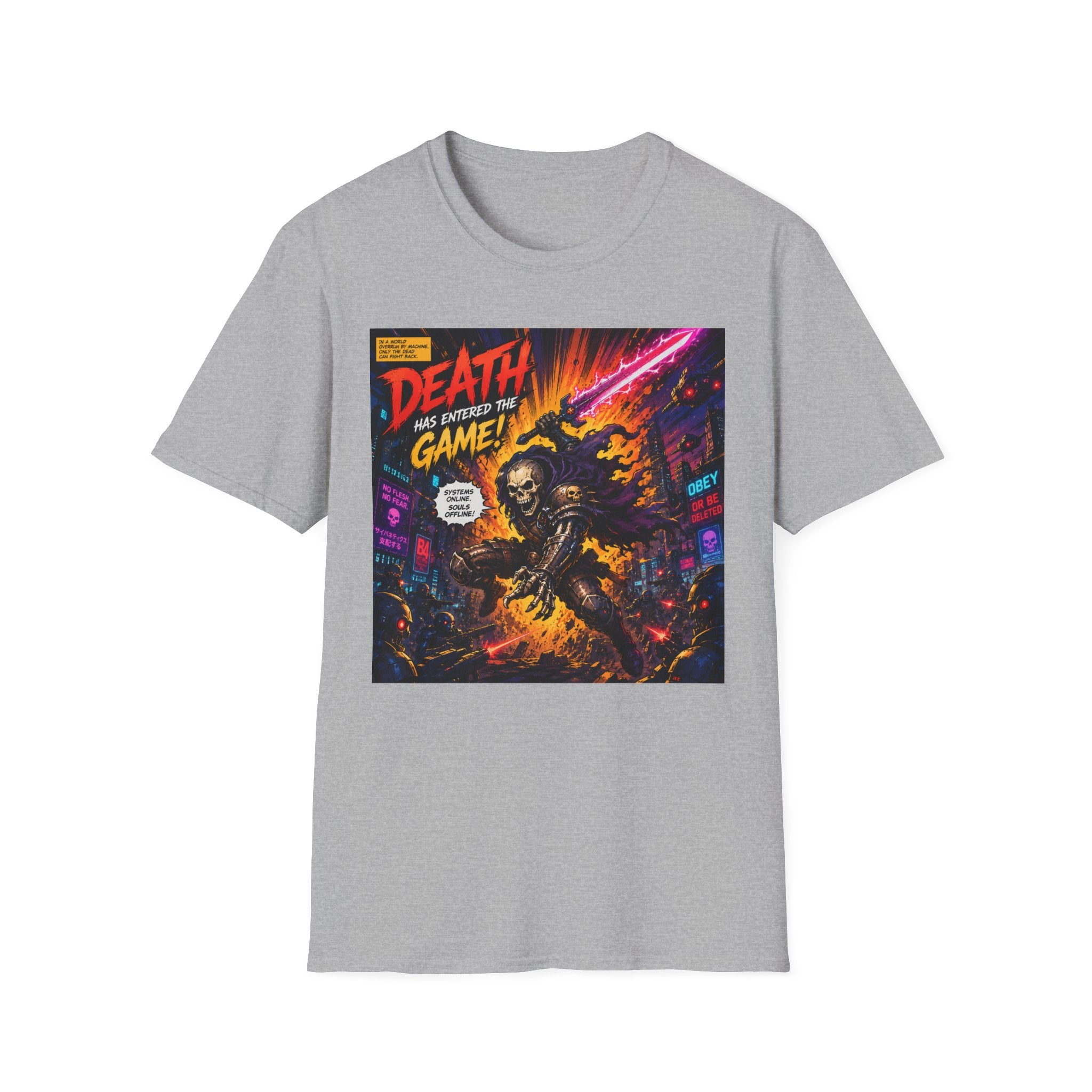 Death Has Entered Gamer Graphic Tee