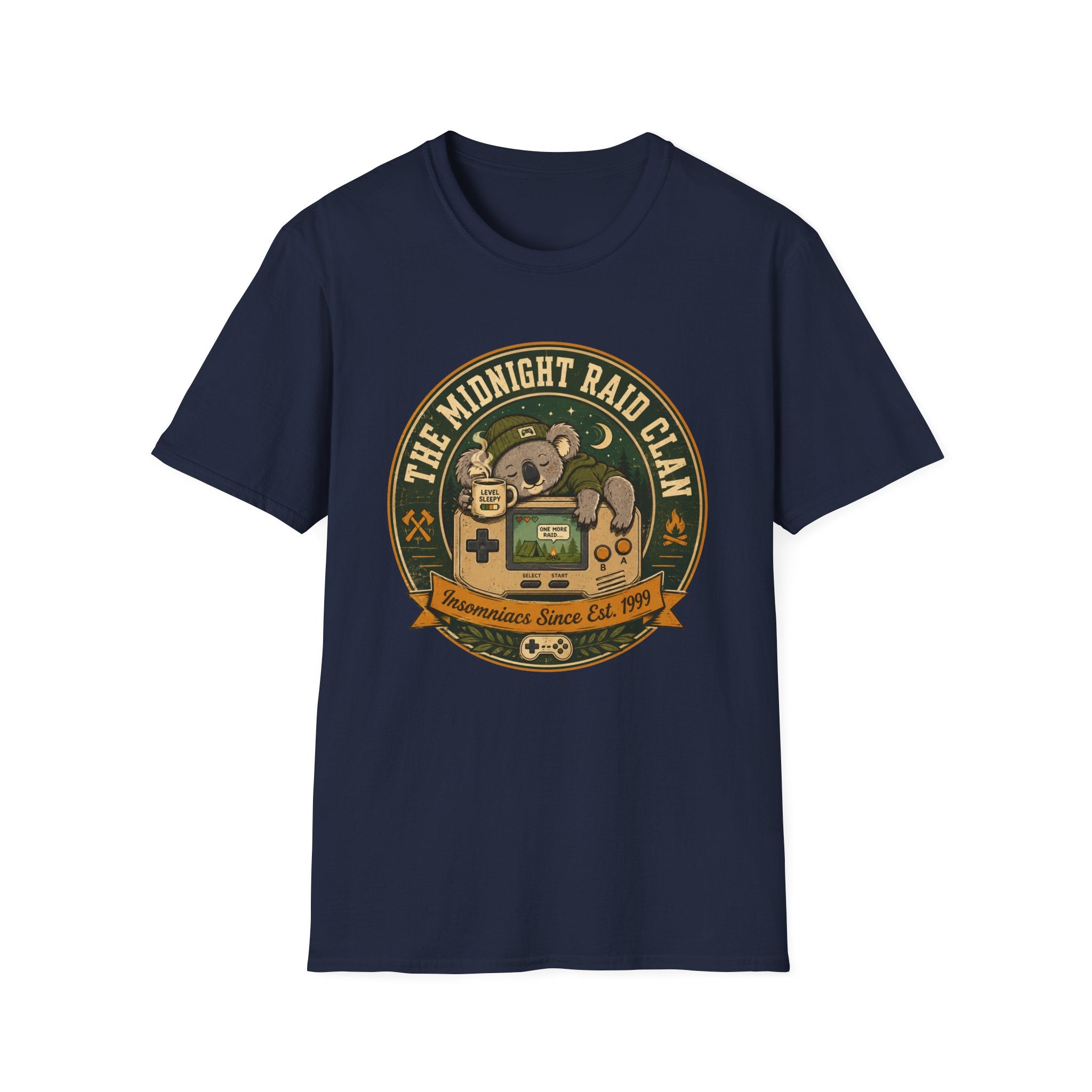 Midnight Raid Clan Gamer Graphic Tee