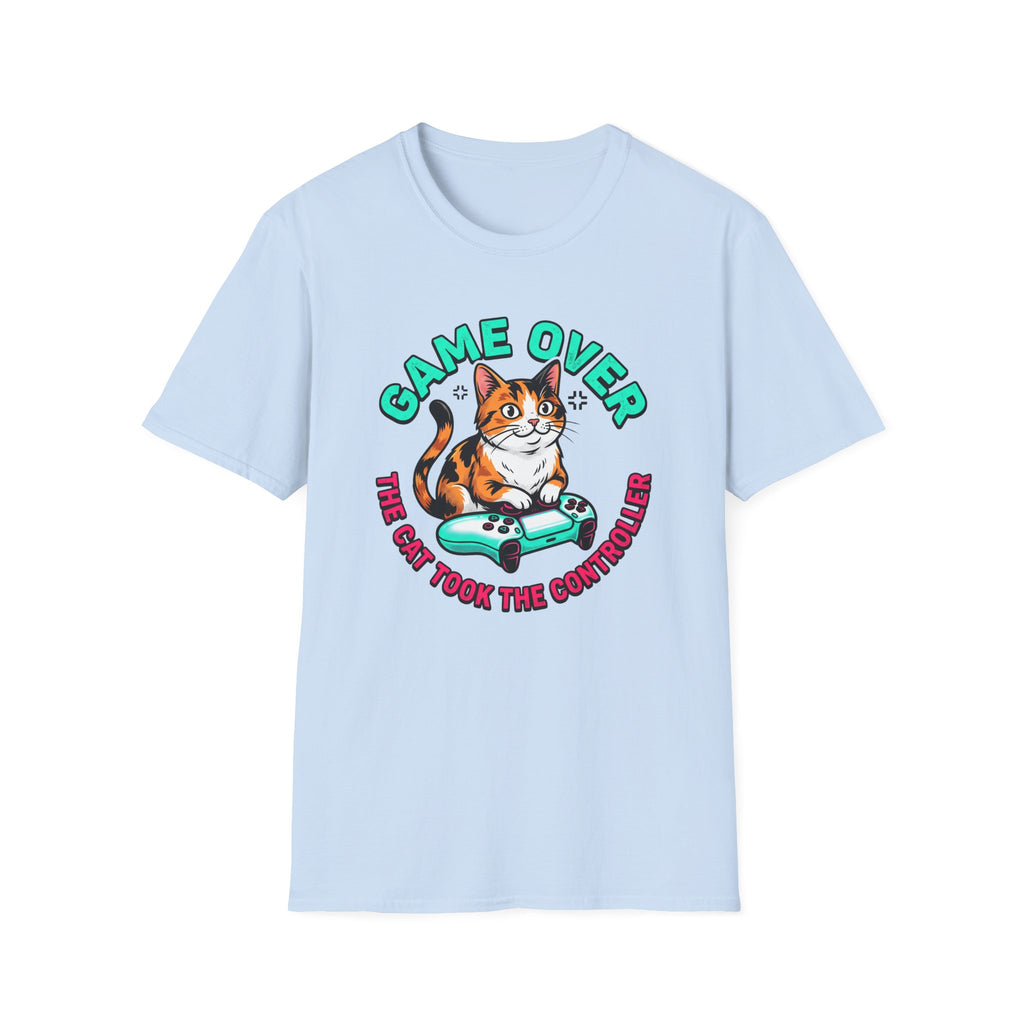 Game Over Cat Graphic Tee