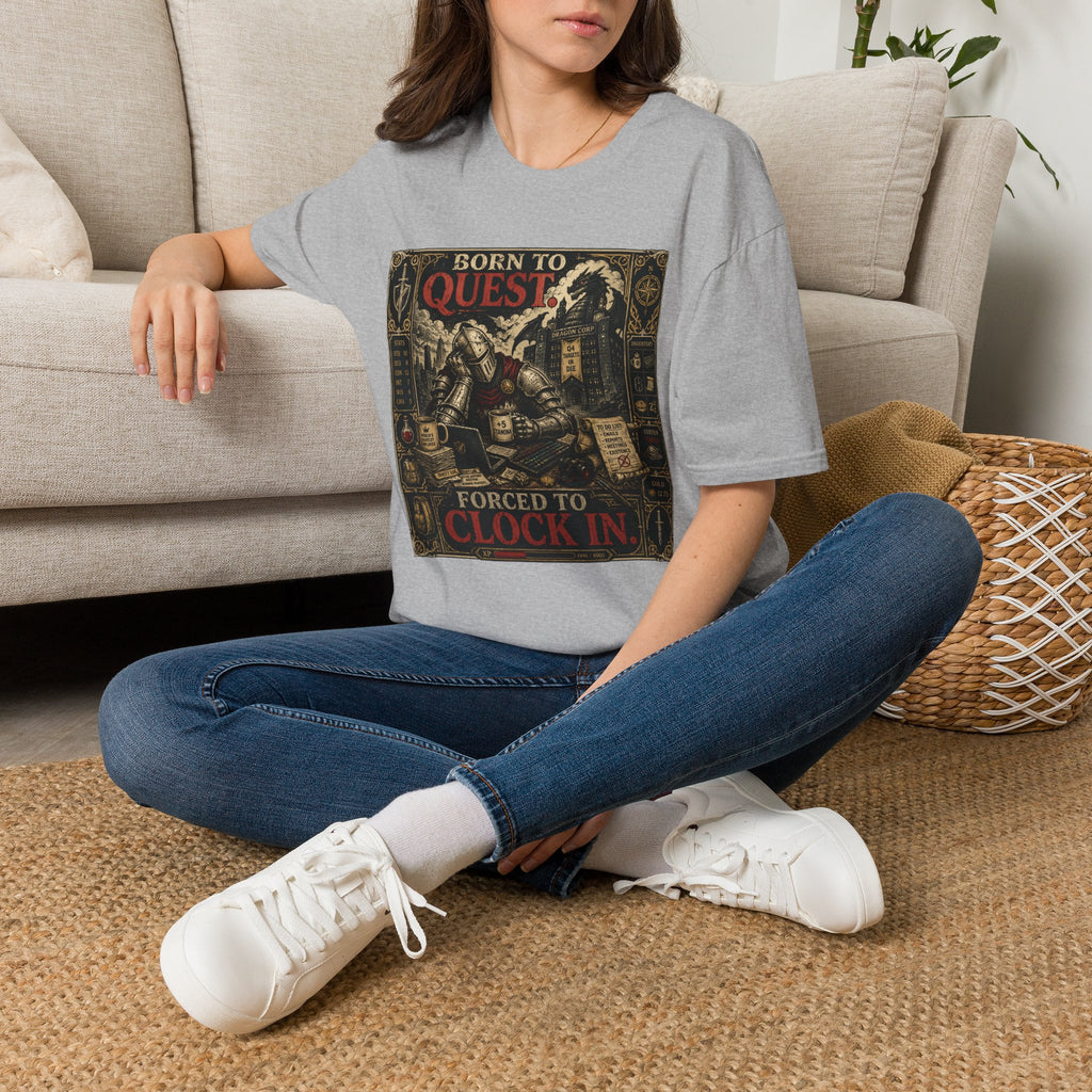 Born To Quest Gamer Graphic Tee