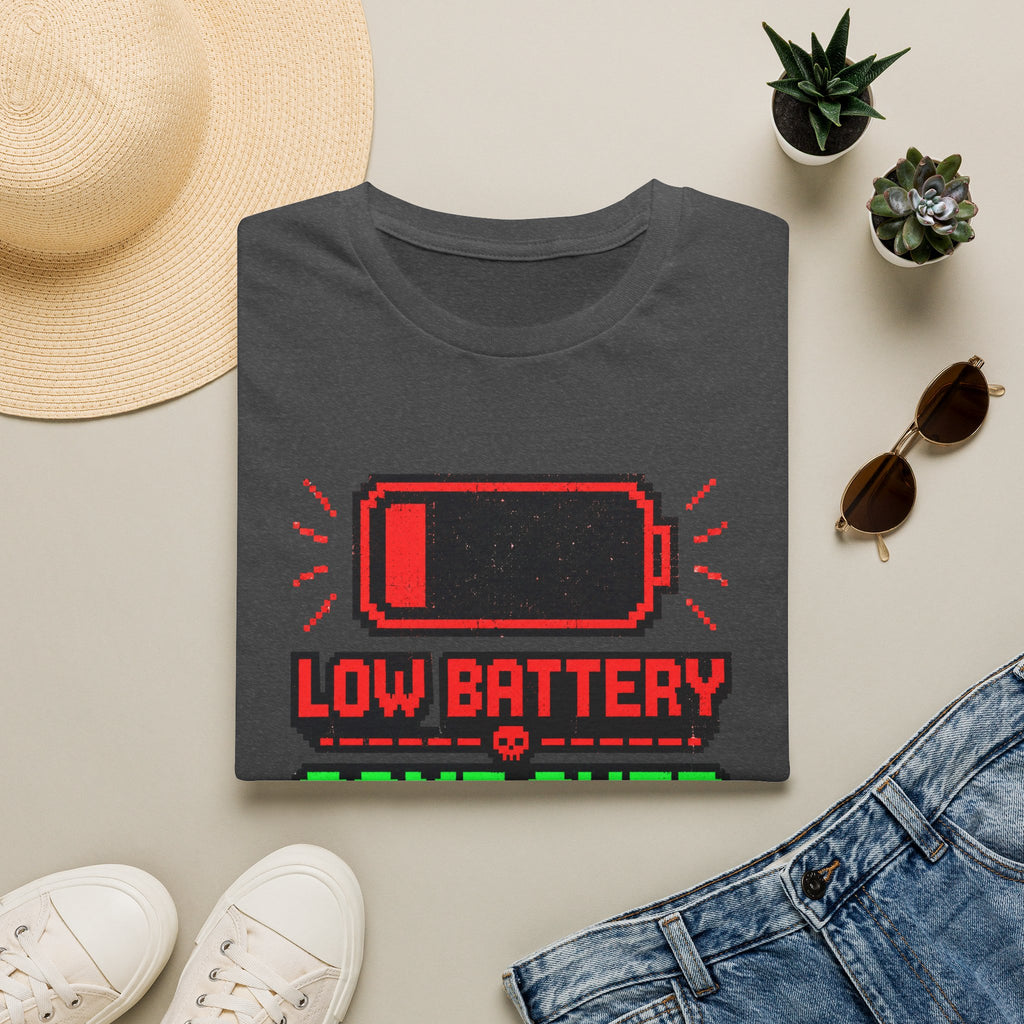 Low Battery Game Over Graphic Tee