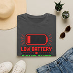 Low Battery Game Over Graphic Tee