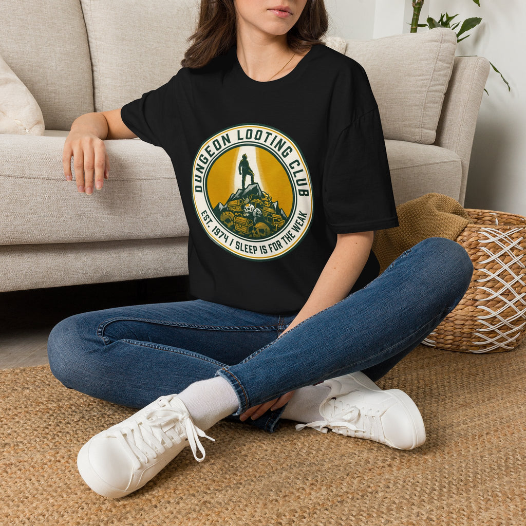 Dungeon Looting Club Gamer Graphic Tee