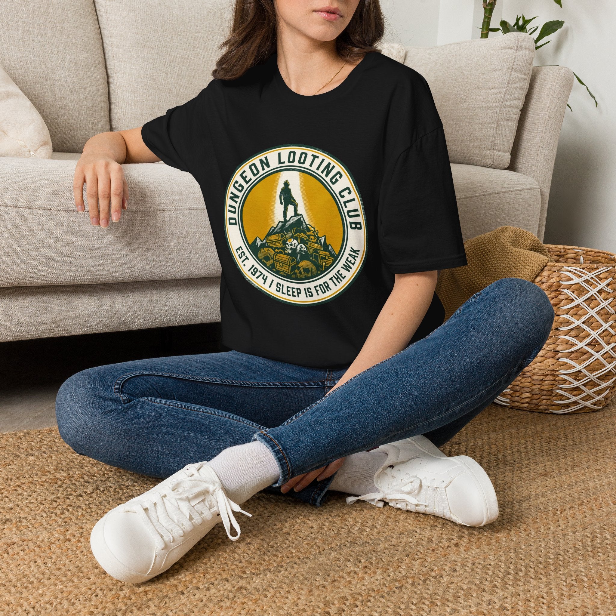 Dungeon Looting Club Gamer Graphic Tee