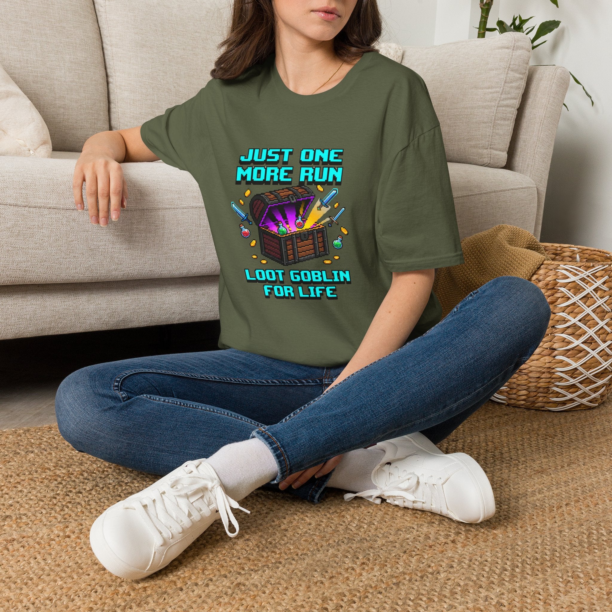 Just One More Run Gamer Graphic Tee