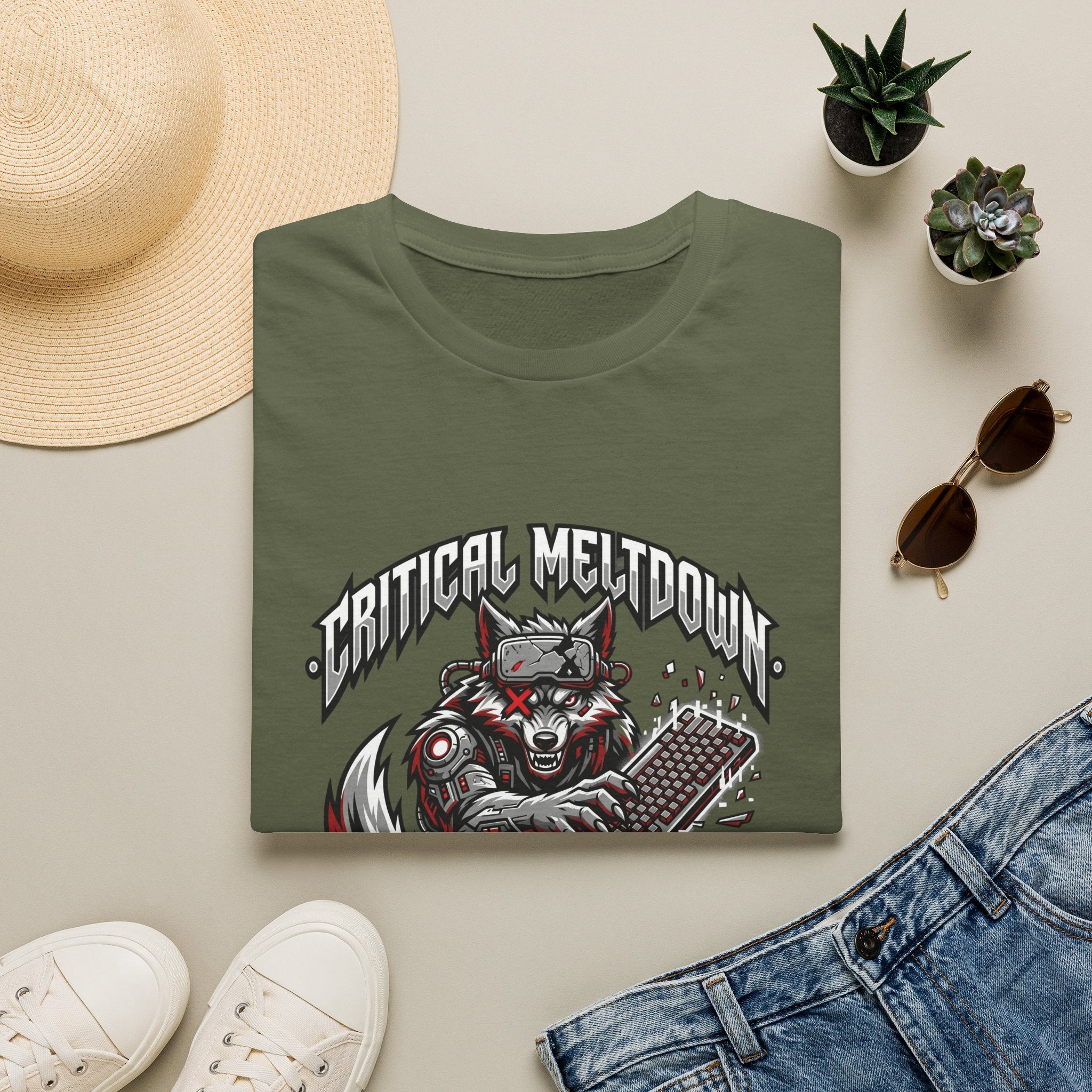 Critical Meltdown Gamer Graphic Tee