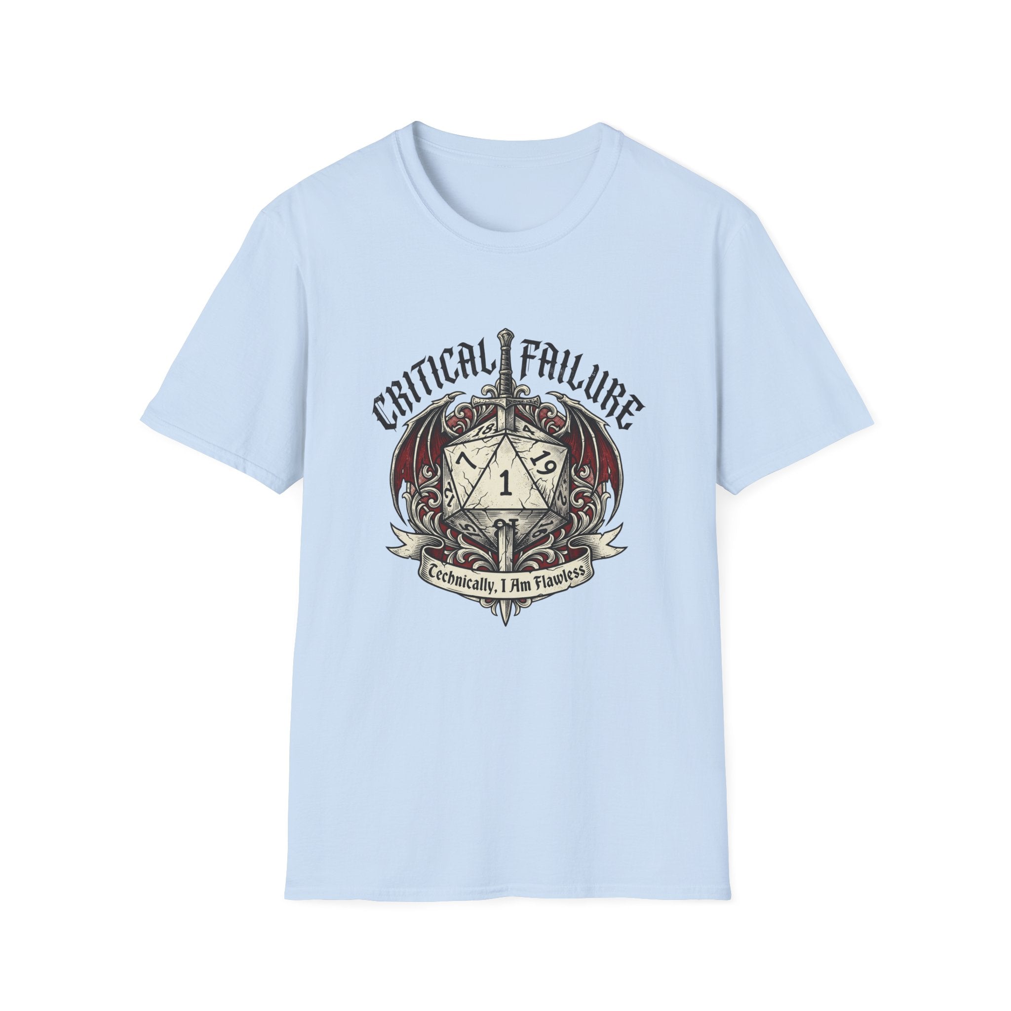 Critical Failure Gamer Graphic Tee