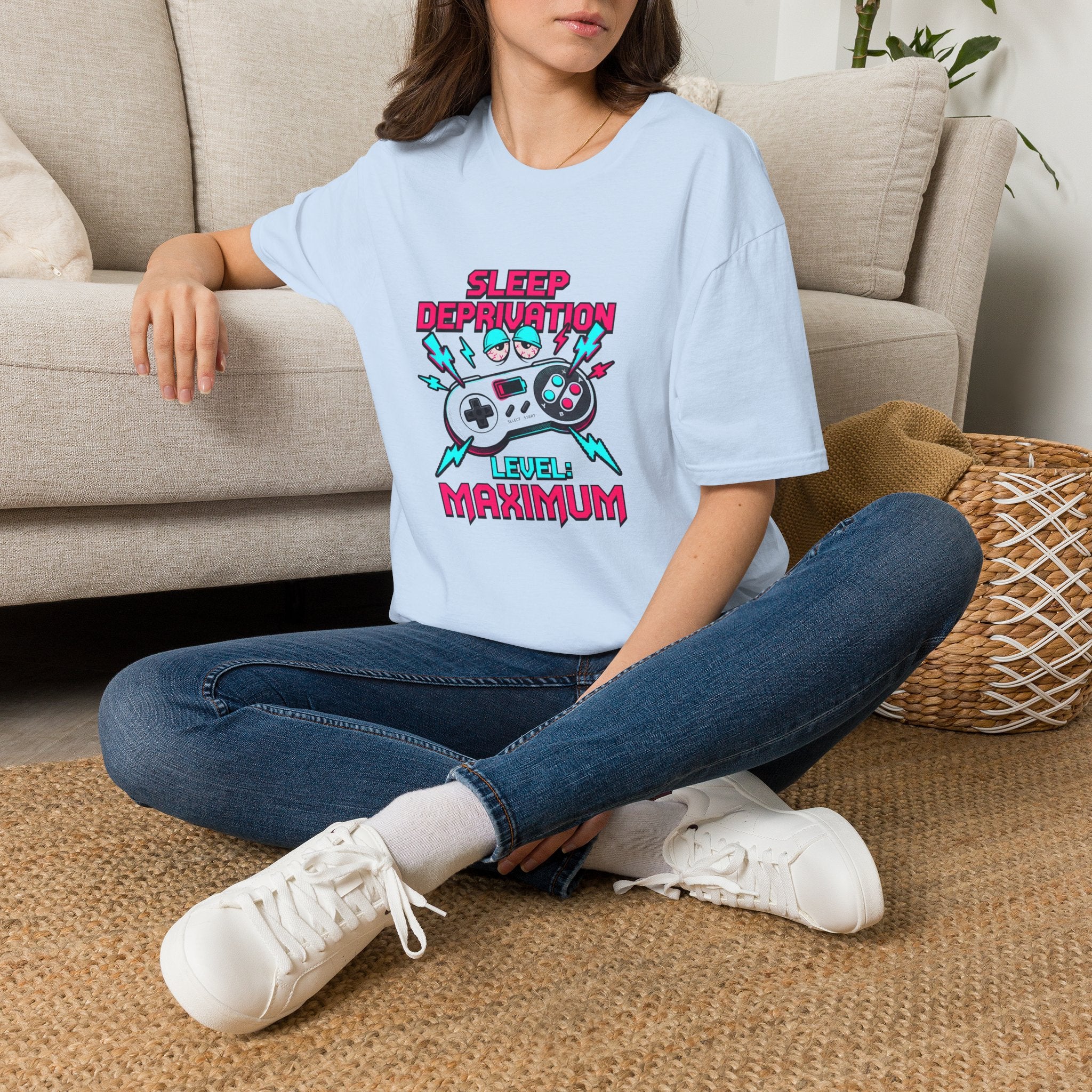 Sleep Deprivation Gamer Graphic Tee