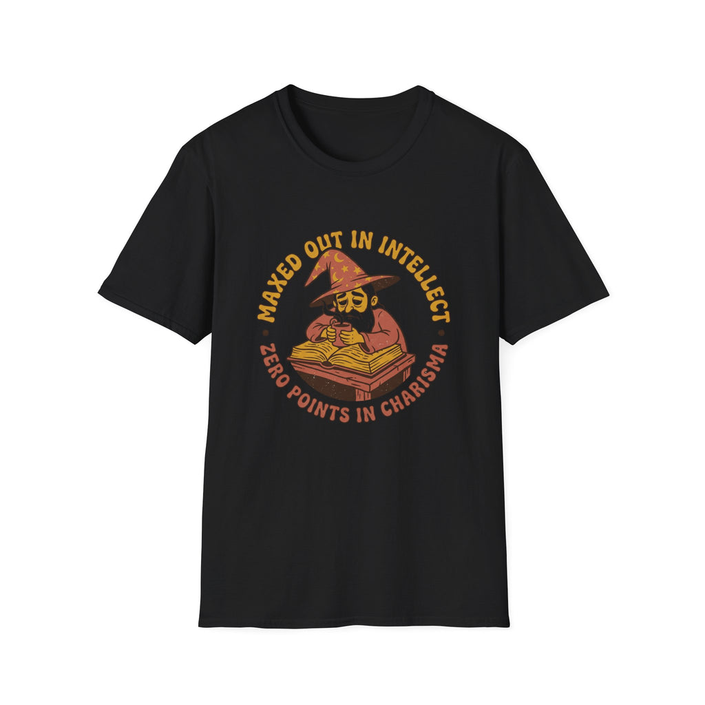 Max Intellect Zero Charisma Graphic Tee