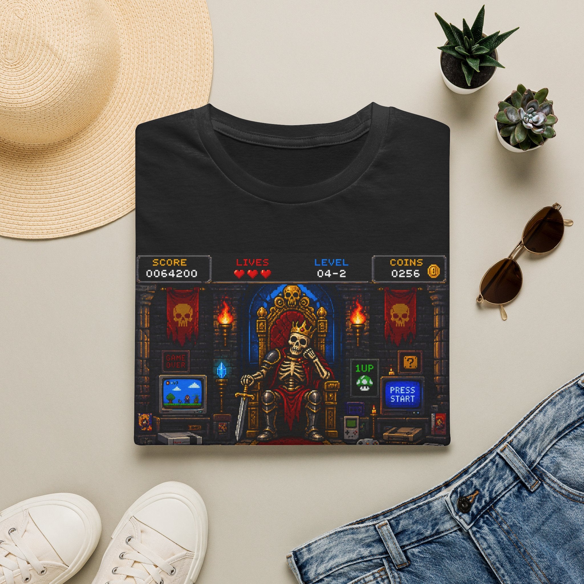 Retro King Gamer Graphic Tee