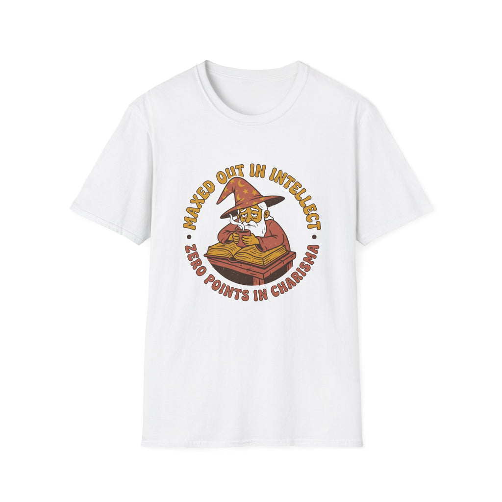Max Intellect Zero Charisma Graphic Tee