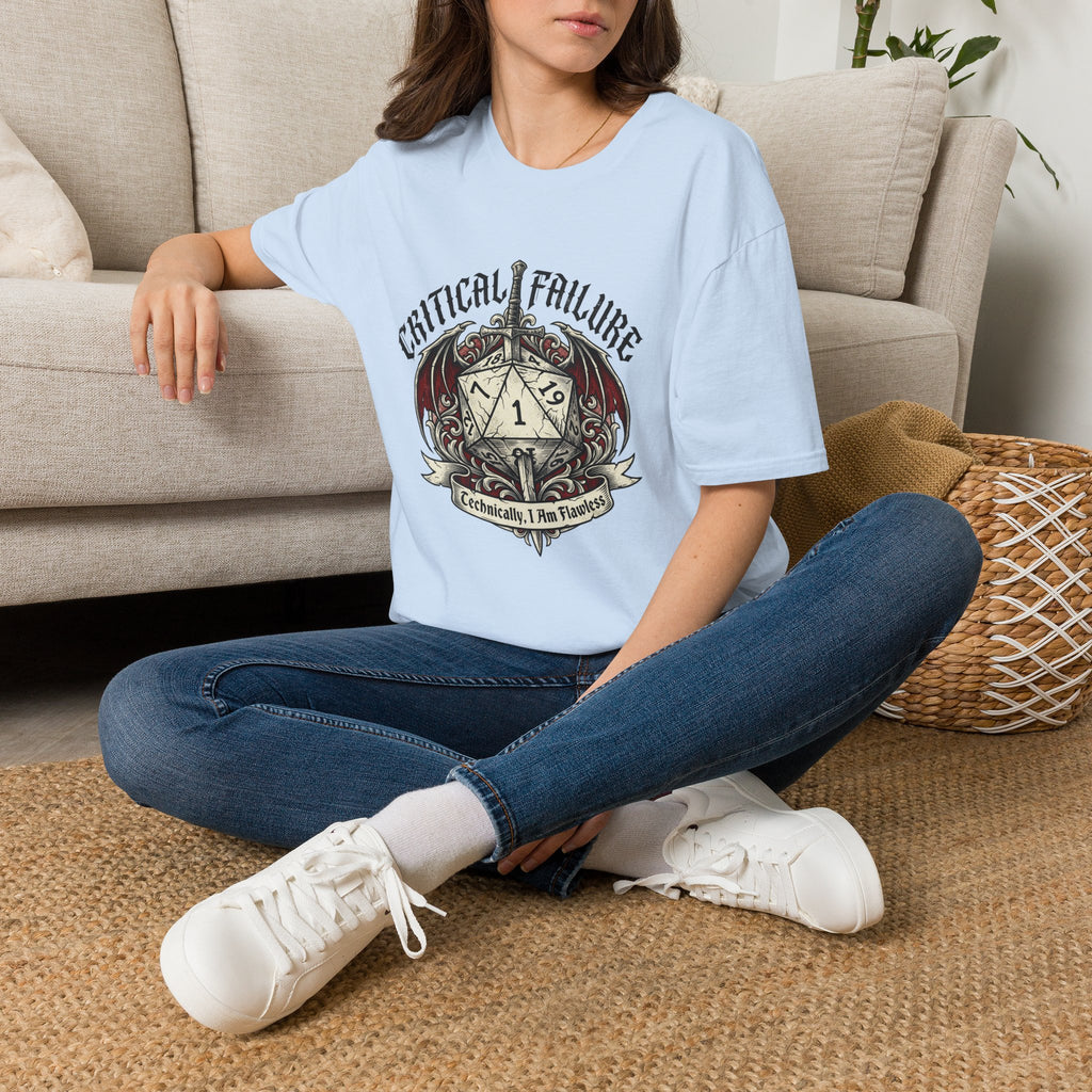 Critical Failure Gamer Graphic Tee
