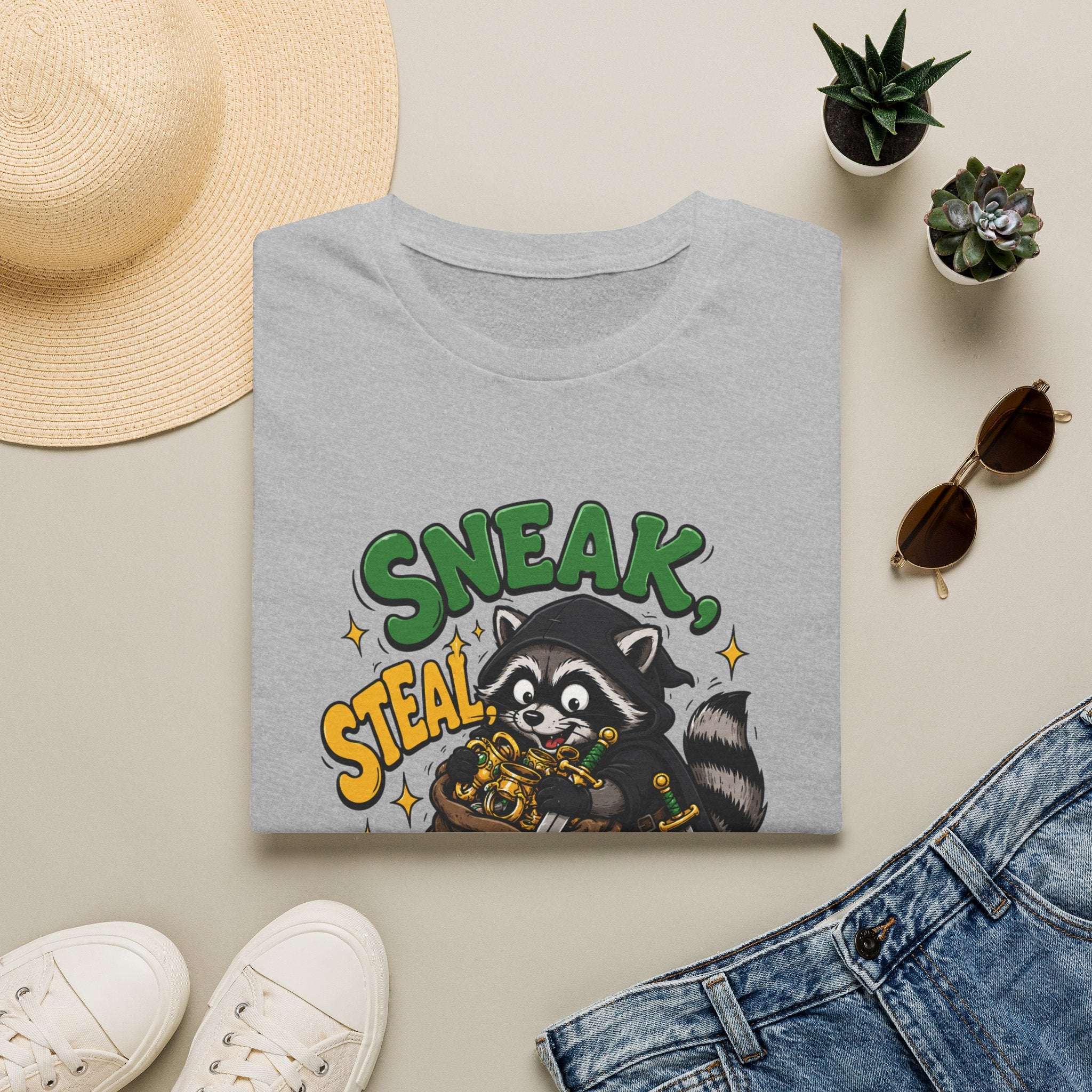Sneak. Steal. Racoon Graphic Tee