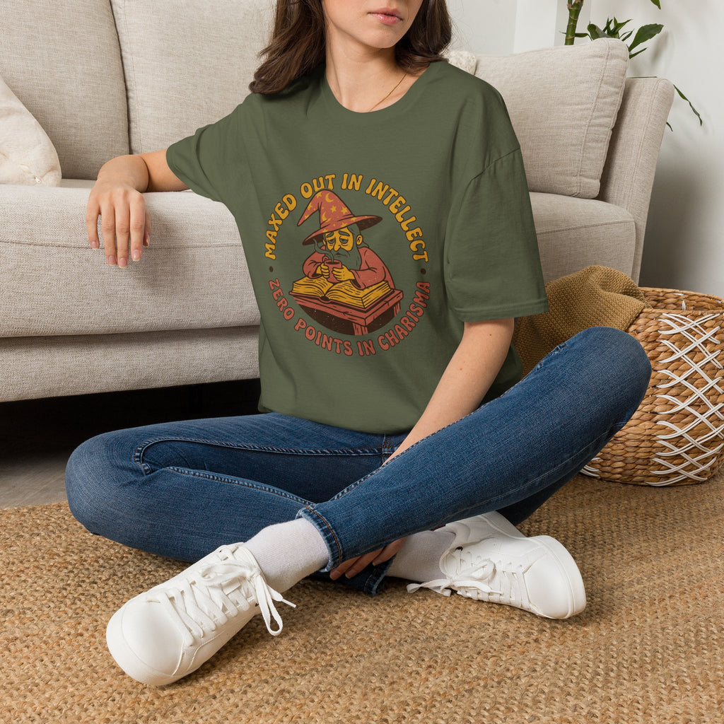 Max Intellect Zero Charisma Graphic Tee