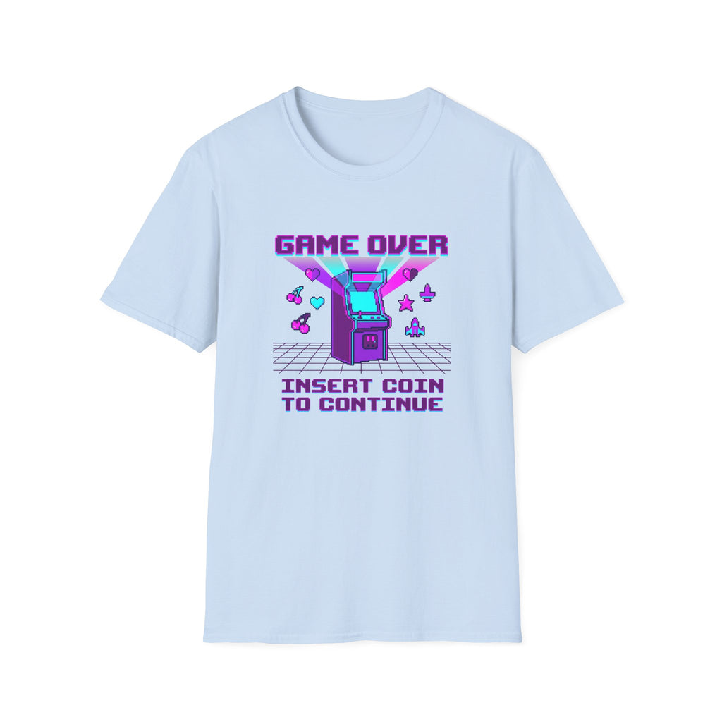 Game Over Insert Coin Graphic Tee