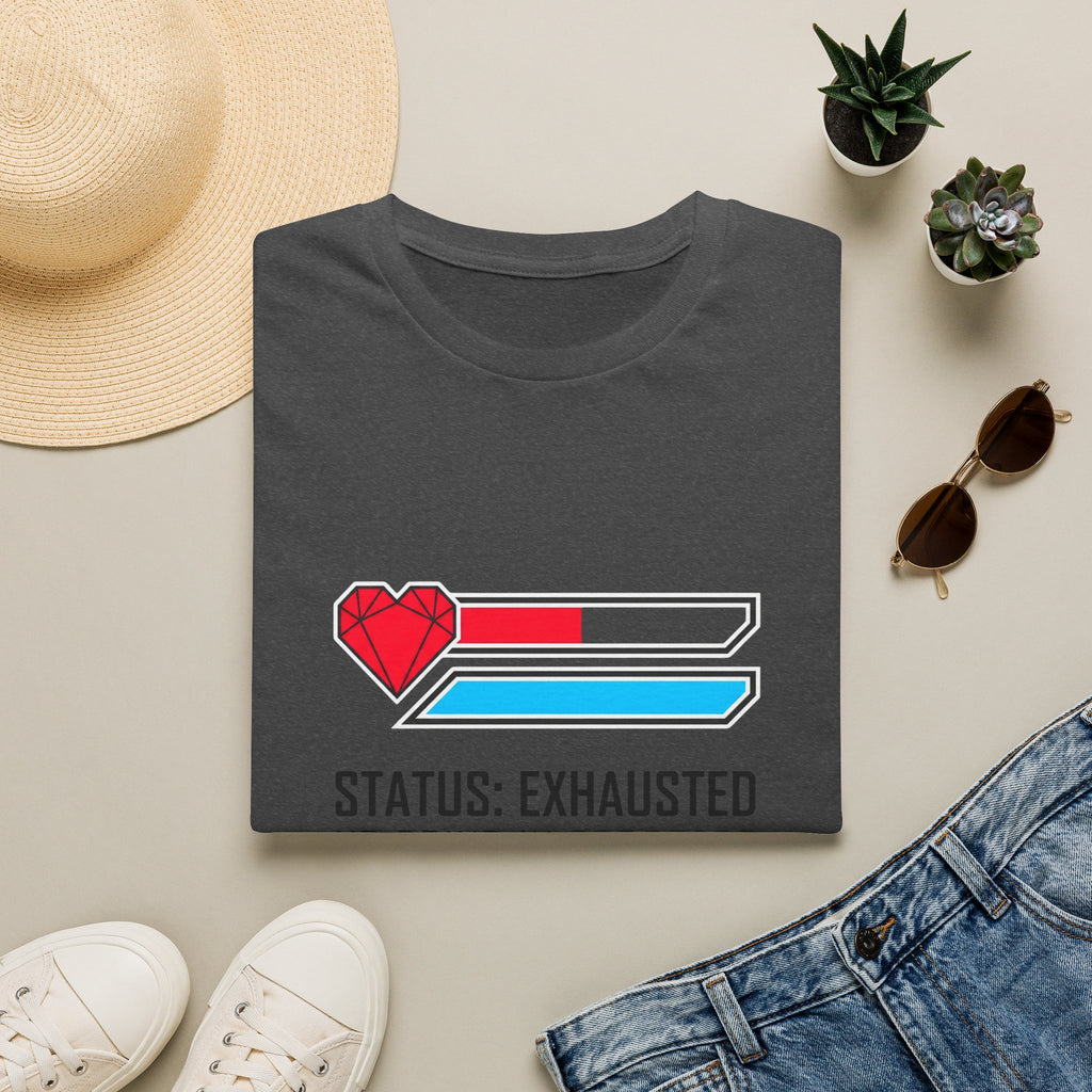 Status: Exhausted Gamer Graphic Tee