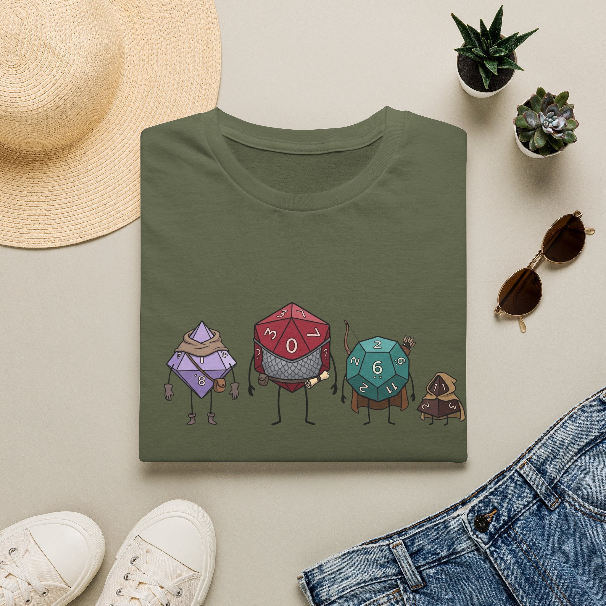 20 Sided Dice Gamer Graphic Tee