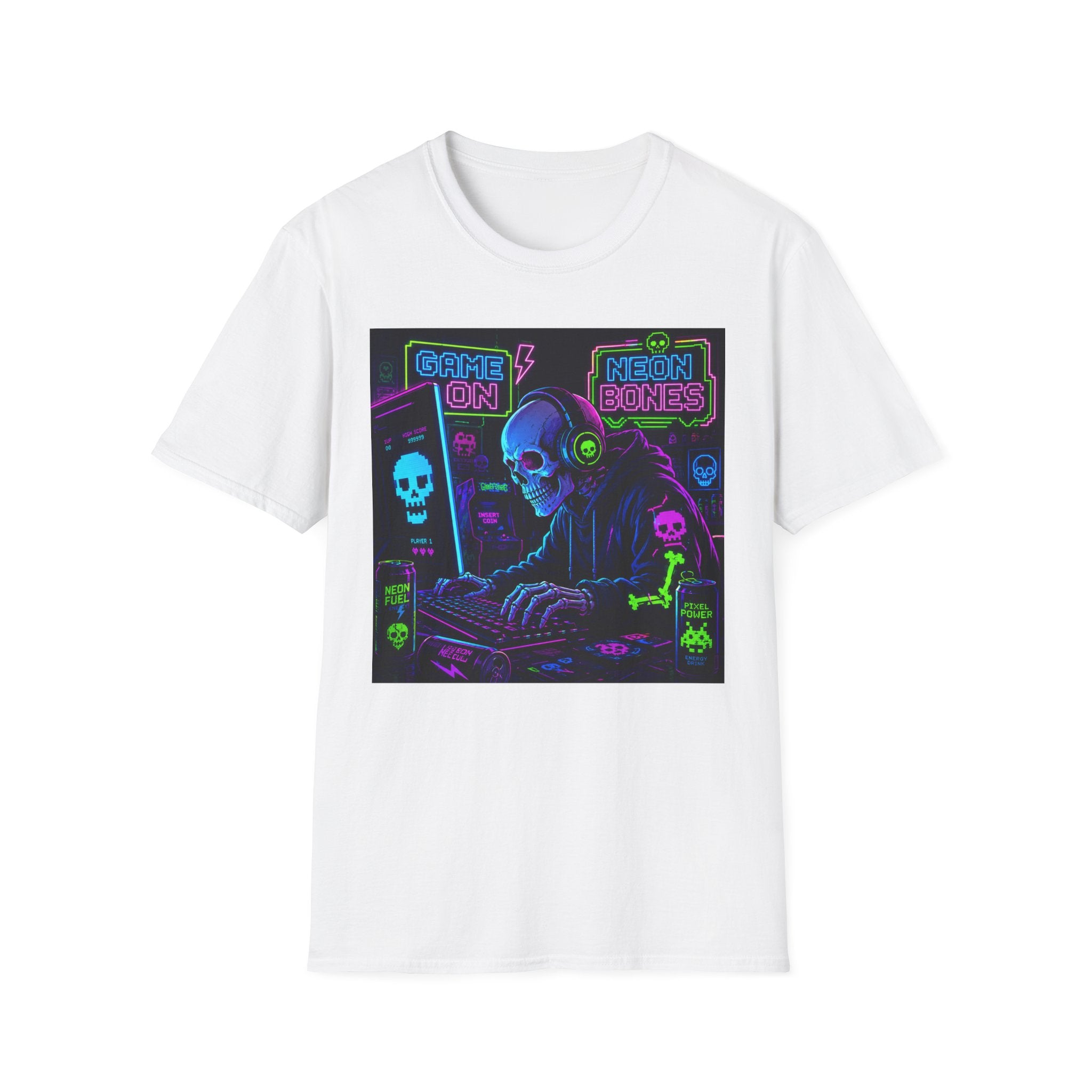 Game On Neon Gamer Graphic Tee