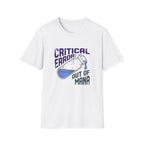 T-Shirt — "Critical Error: Out of Mana" Gamer Graphic Tee