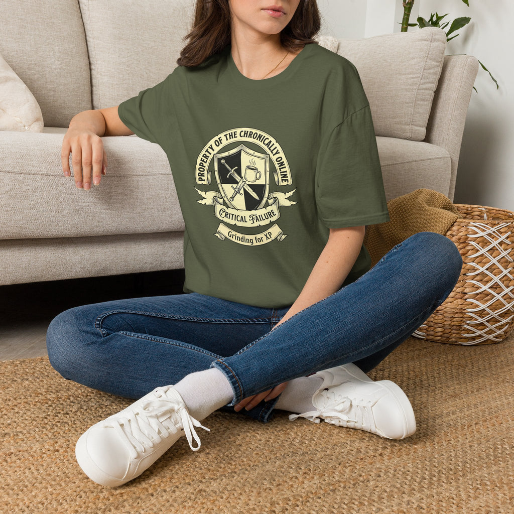 Critical Failure Chronically Online Graphic Tee