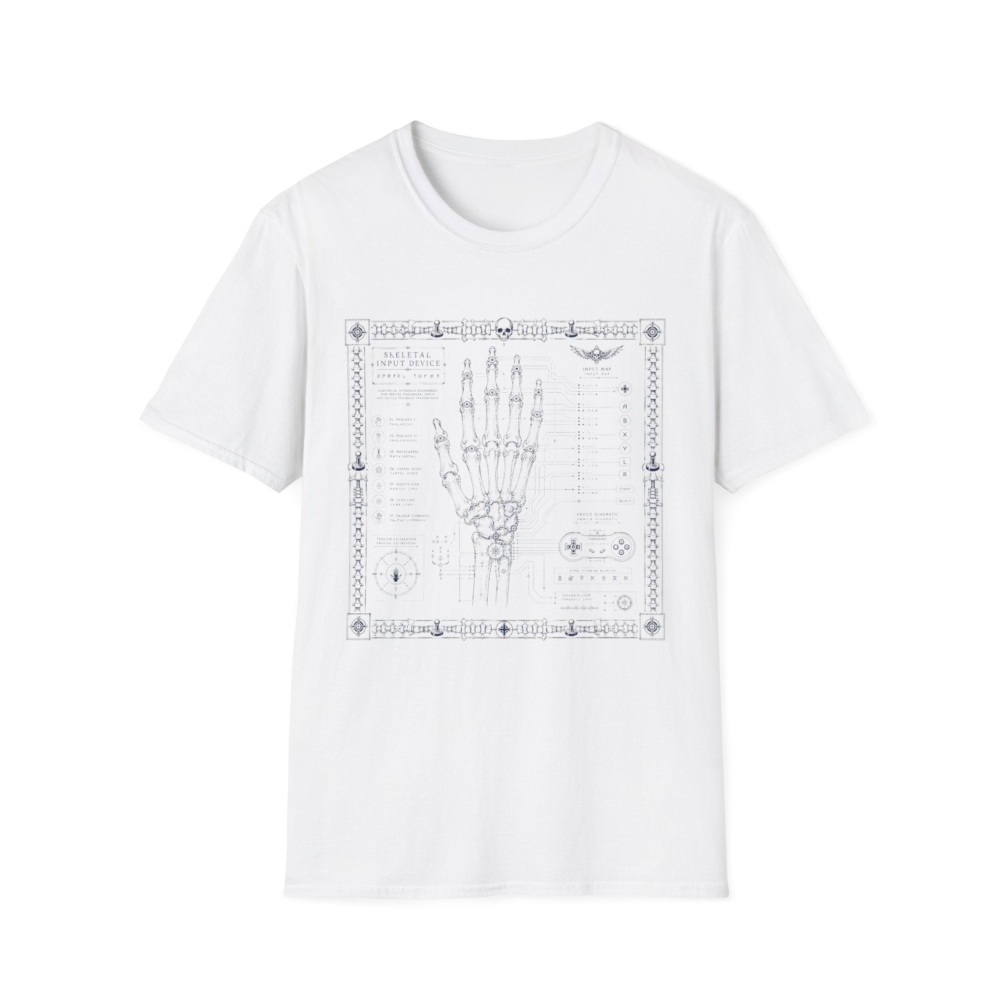 Skeleton Input Device Graphic Tee