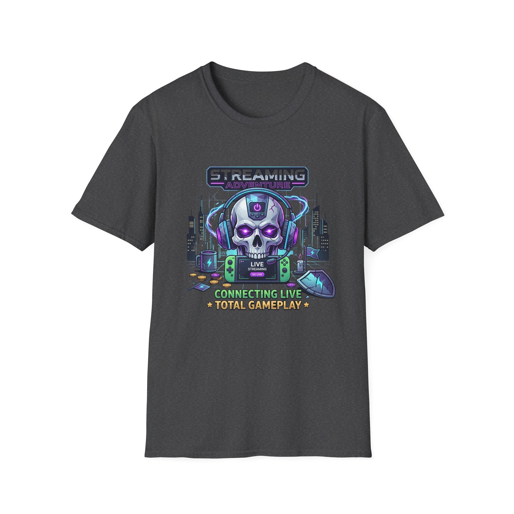 Streaming Adventure Gamer Graphic Tee