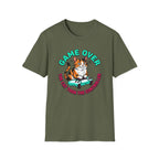 Game Over Cat Graphic Tee
