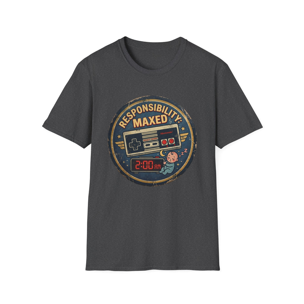 Responsibility Maxed Gamer Graphic Tee