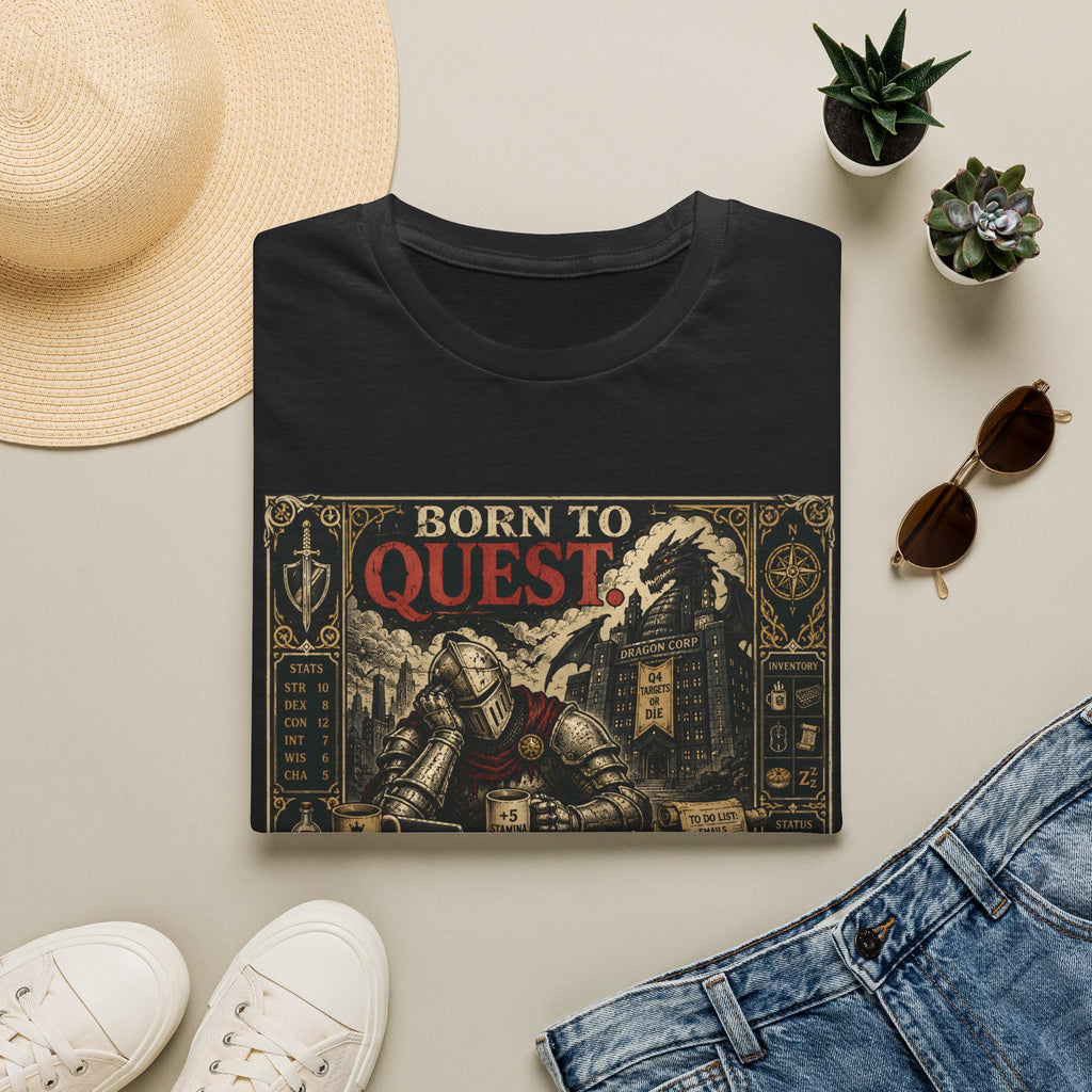 Born To Quest Gamer Graphic Tee