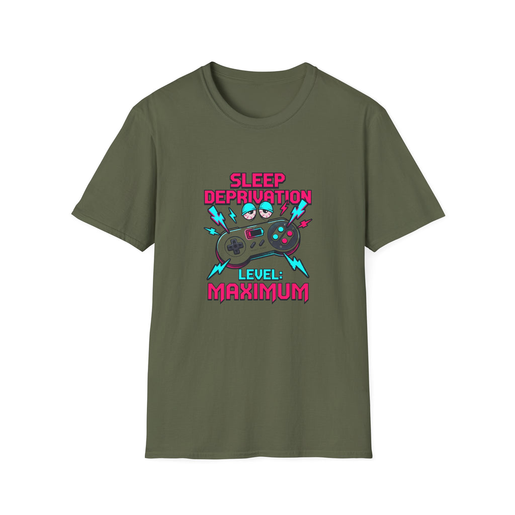 Sleep Deprivation Gamer Graphic Tee
