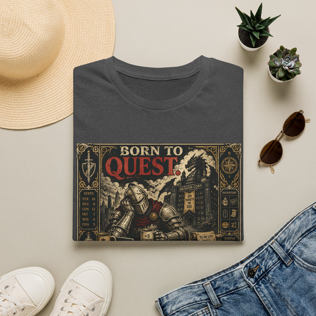 Born To Quest Gamer Graphic Tee