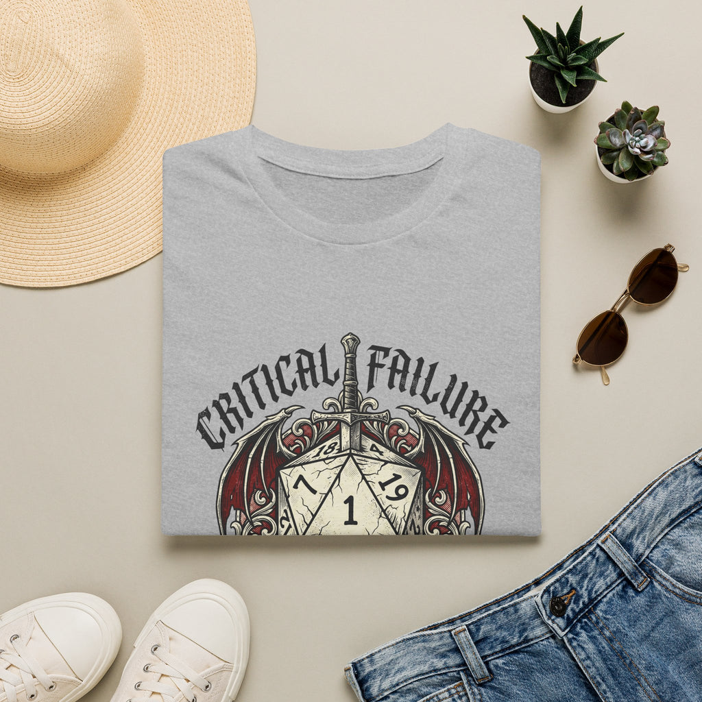 Critical Failure Gamer Graphic Tee
