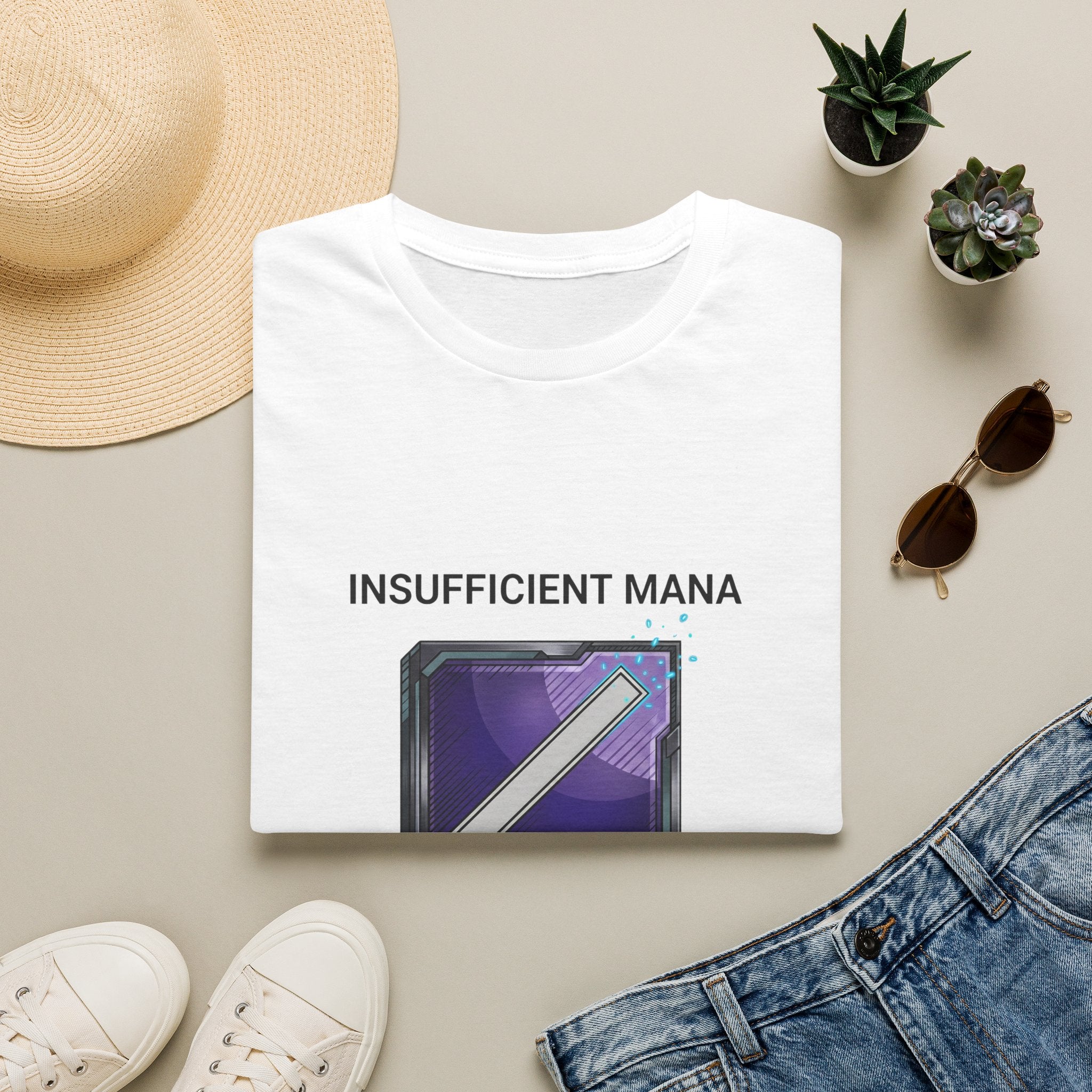 Insufficient Mana Gamer Graphic Tee