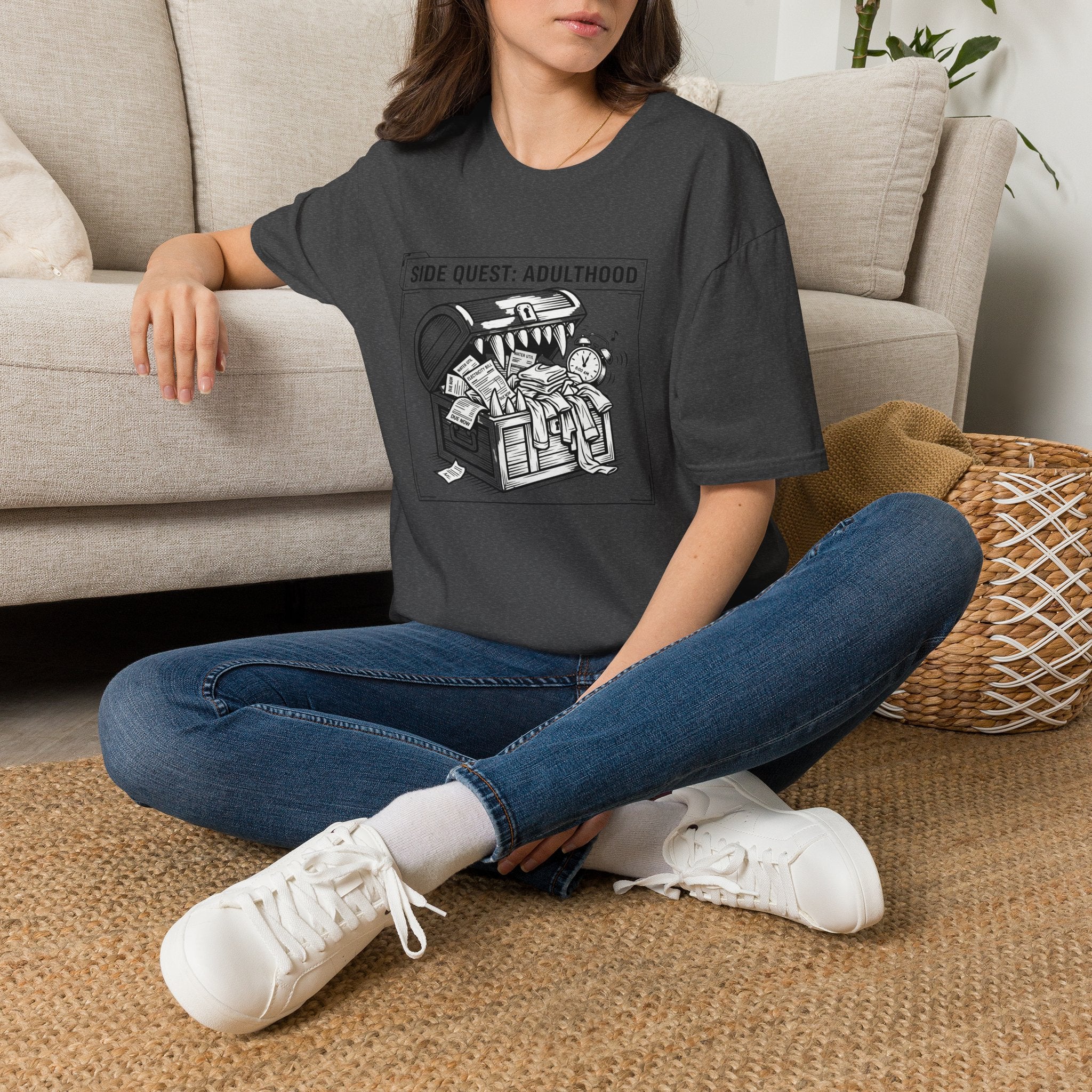 Side Quest Adulthood Graphic Tee