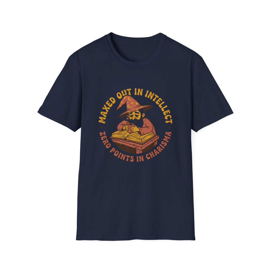 Max Intellect Zero Charisma Graphic Tee