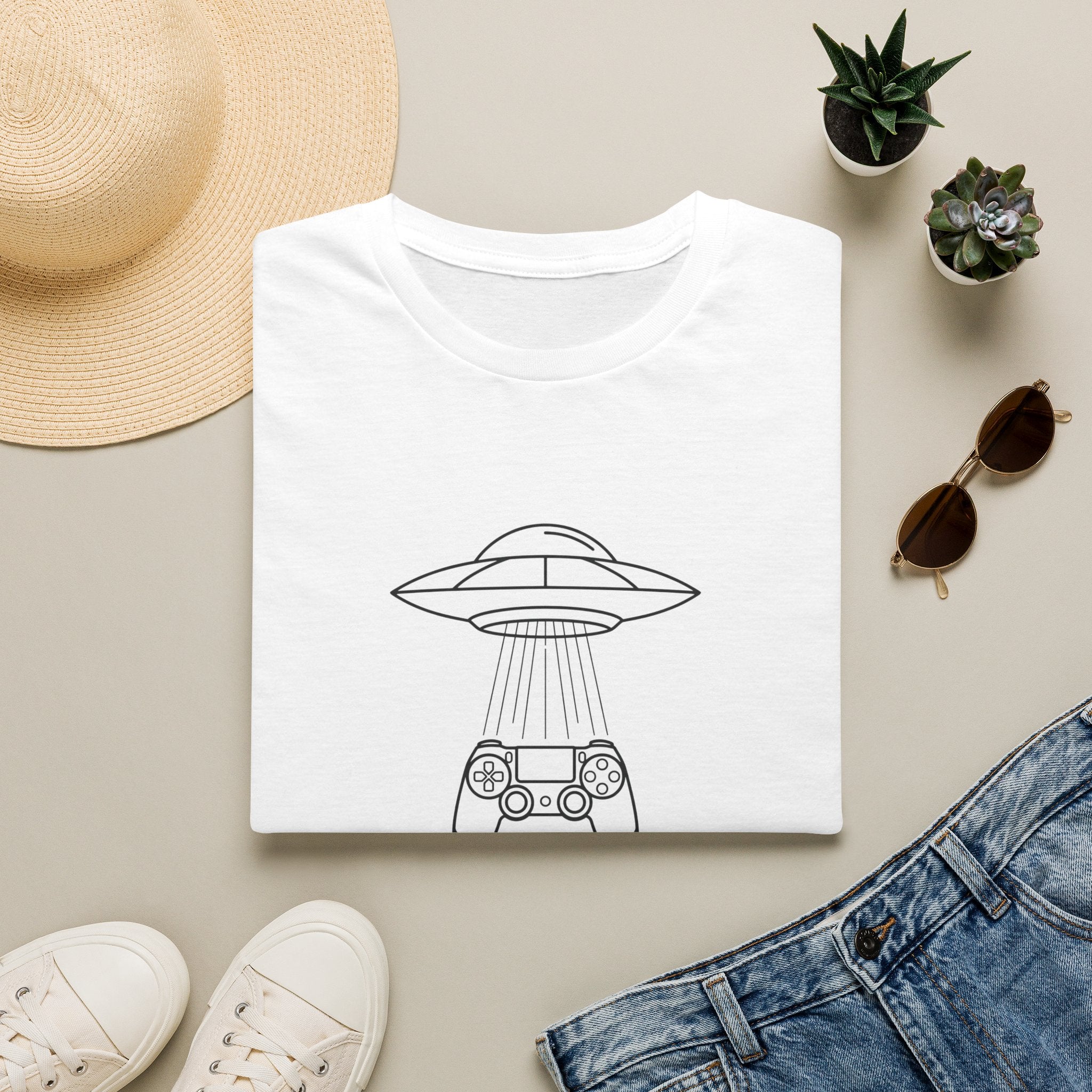 Extraterrestrial Gamer Graphic Tee