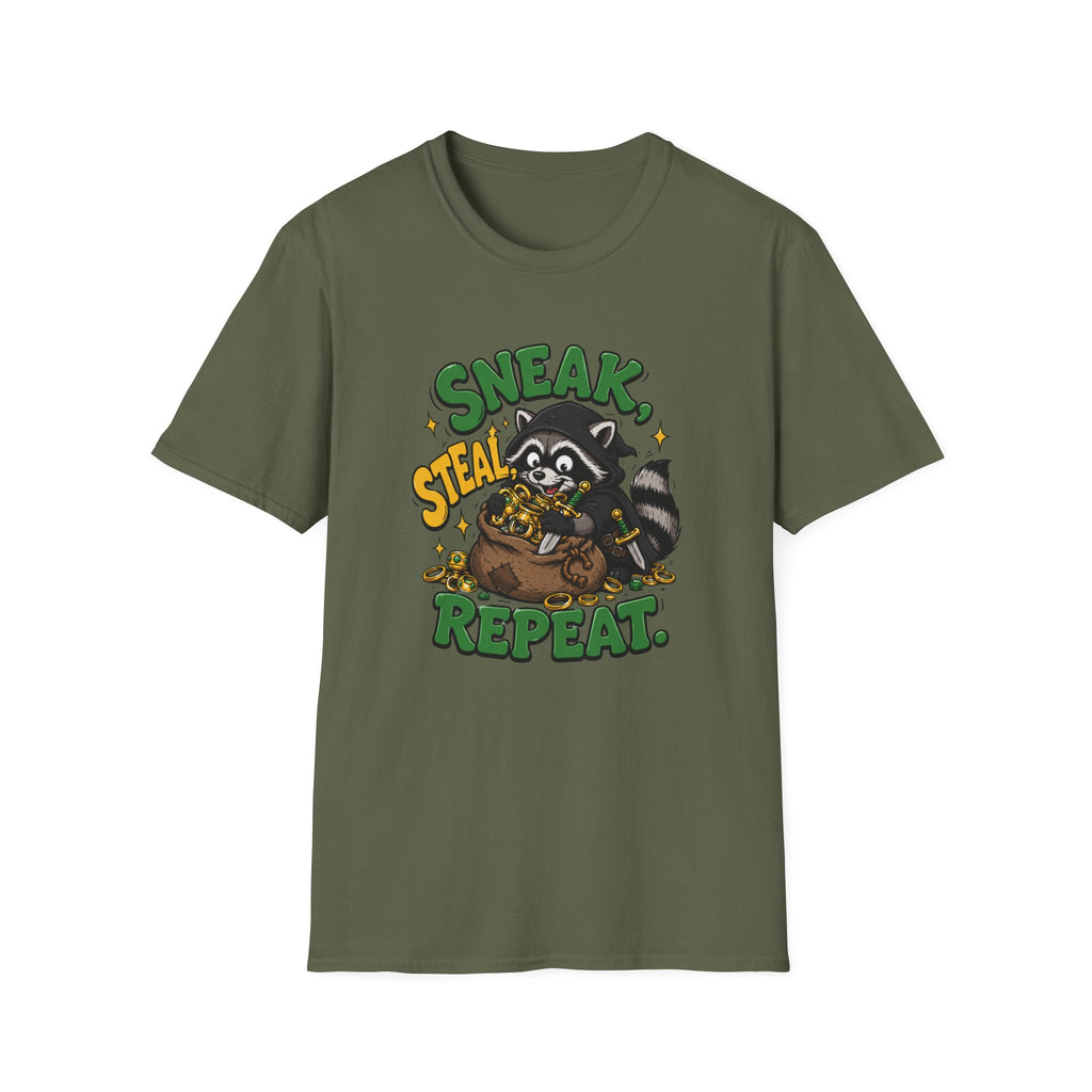 Sneak. Steal. Racoon Graphic Tee