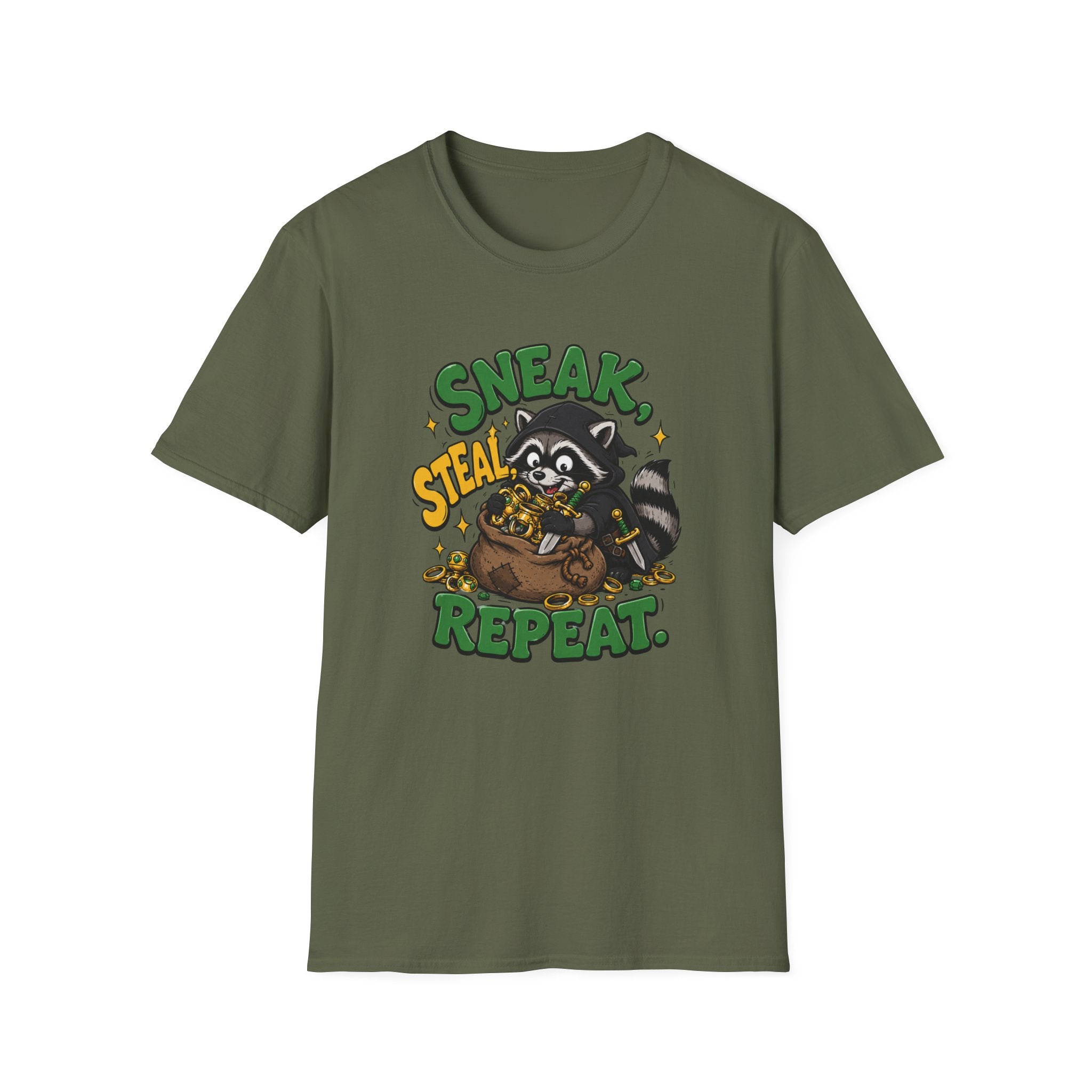 Sneak. Steal. Racoon Graphic Tee