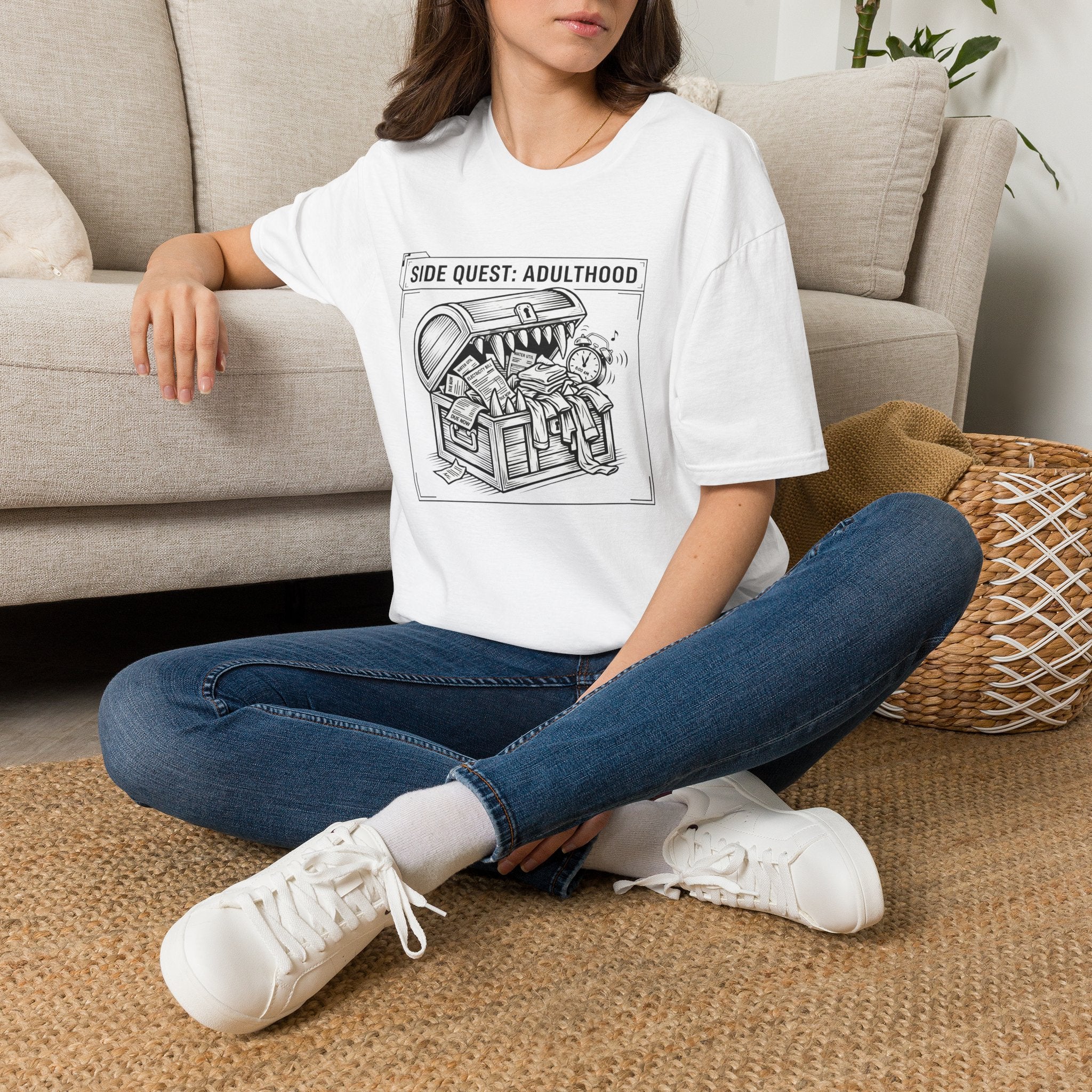 Side Quest Adulthood Graphic Tee